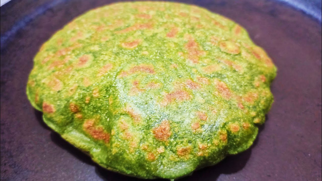 Palak Paratha Recipe With Liquid Dough | Weight Loss | Healthy #shorts #shortsvideo #trending