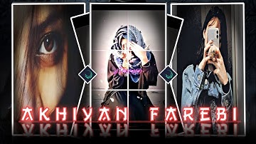 AKHIYAN FAREBI 😍✨|| New Love Trend XML Preset || Alight Motion XML Video || XML Video || #xml
