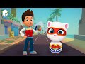 Paw Patrol vs Talking Tom Gold Run - Gameplay Walkthrough - My Talking Angela vs Funny Ryder