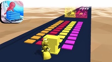 Stack Colors Gameplay All Levels iOS,Android Mobile Walkthrough Game