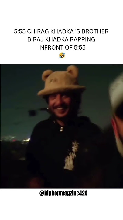 5:55 & his big brother having fun / rapping khadka ji 🤣