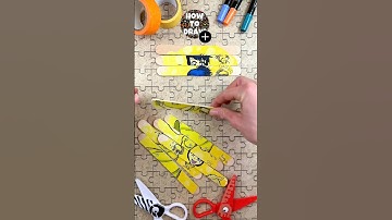 Try to Solve Impossible Paper Craft Puzzle with Magic Joy by Inside Out #insideout #puzzle #diy