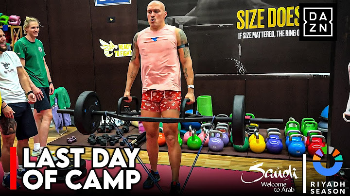 DAZN UNCUT: Oleksandr Usyk's Final Prep For Tyson Fury REMATCH!