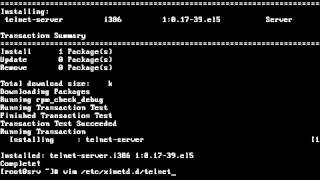 Telnet Server Configuration in RedHat Enterprise Linux 5 www wtuto com   YouTube