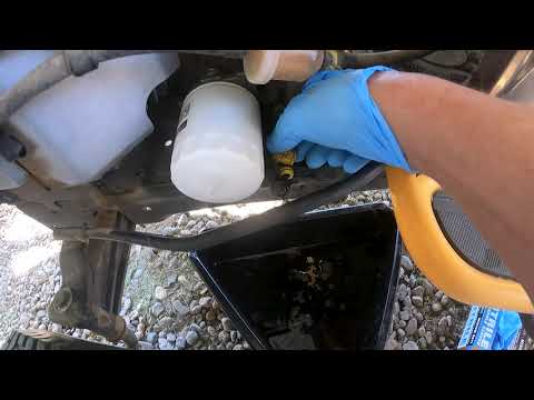Changing Oil In Cub Cadet Xt1