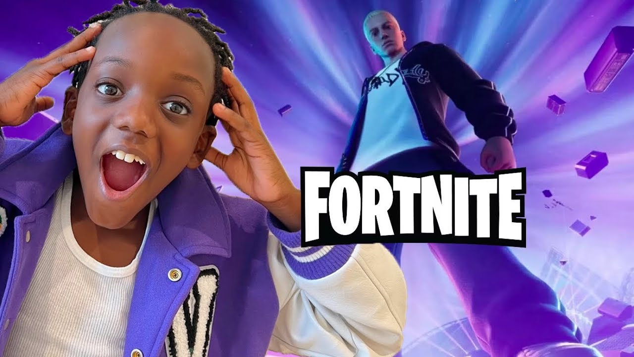 Eminem's Epic Surprise at Fortnite Chapter 5 Live Event!