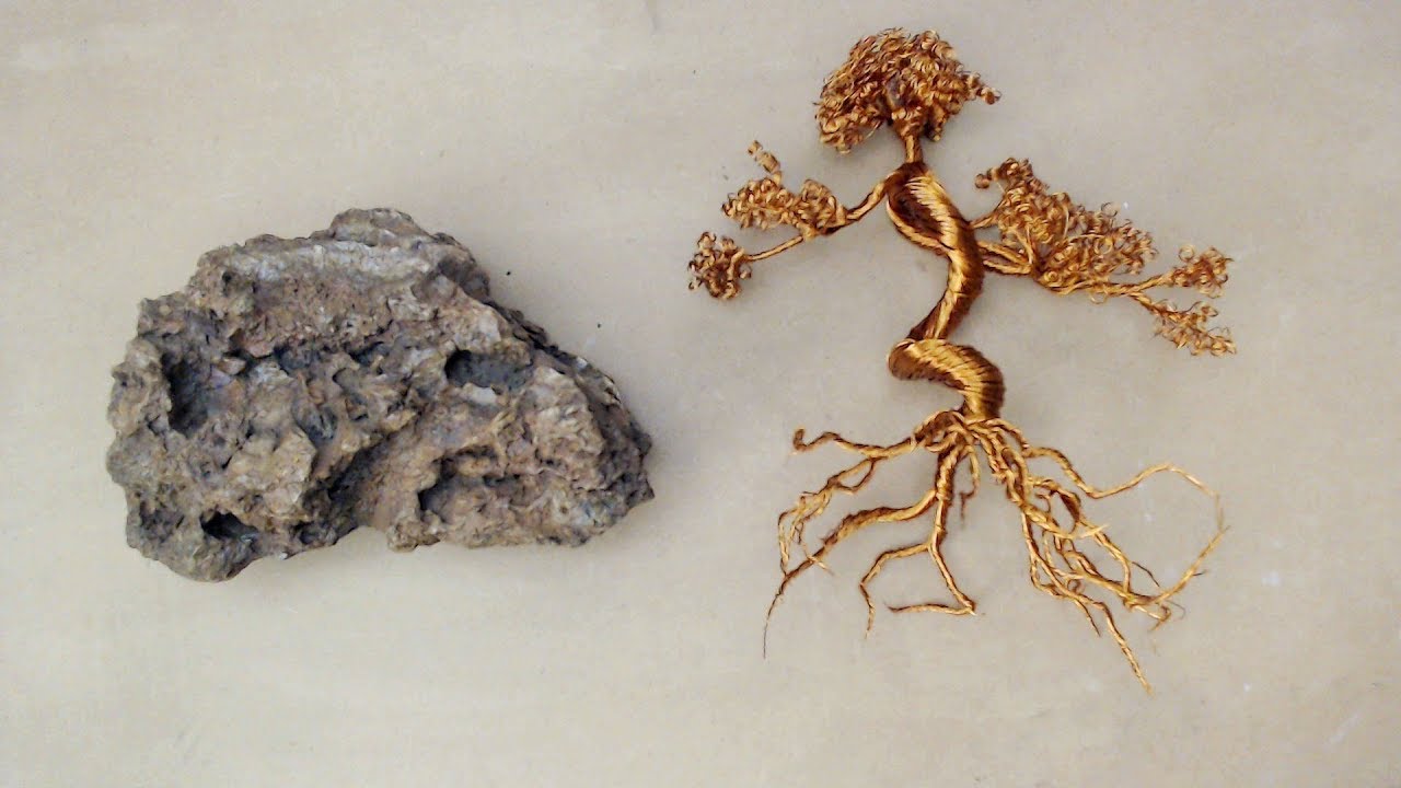 How to make Wire Tree on Rock YouTube