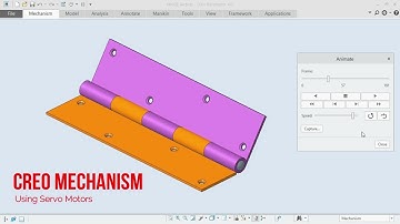 🔖 PTC Creo 4.0 Mechanism Tutorial || Using Servo Motors