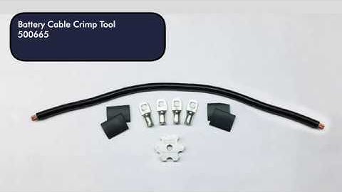 How to Crimp Battery Cables