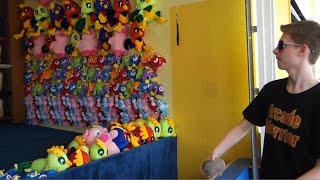 Winning Prizes at Carnival Games!