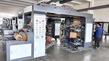 Jota Machinery 4-Color 1000mm Stack Type Flexographic Printing Machine
