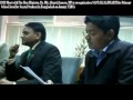 Meet with the Hon. Dr. Md. Afsarul Ameen, MP (Minister for Primary and Mass Education of Bangladesh) on January 17, 2013 to take necessary steps to recognize and implement SANTALI ALPHABET for Primary School level for the Satnals Students of Bangladesh. 