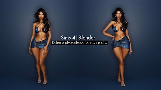 sims 4 blender | render with me ✩ ?