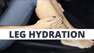 ASMR LEG SKIN HYDRATION AND MASSAGE WITH LOTION (NO TALKING)