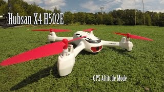 Hubsan X4 H502E Квадрокоптер с GPS Обзор и Первый Полёт