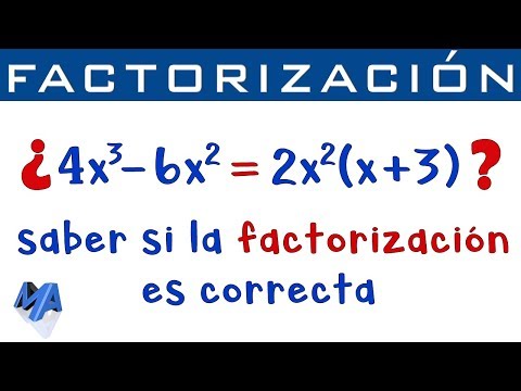 Verificar la factorización | Factoricé bien?