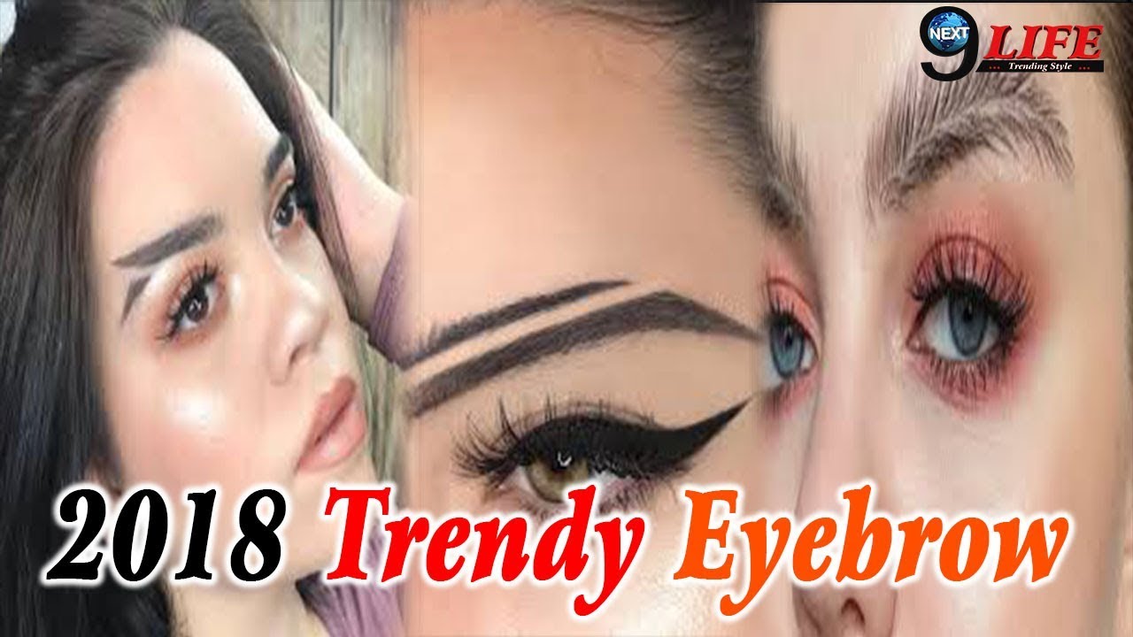 Makeup Eyebrow Trend Of 2018, Fishtail Eyebrow, Textured Eyebrows