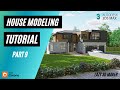 Full House Modeling Tutorial in 3dsMax Part 9 #3dsmax #3dmodeling #3d #3dmodelingtutorial #3DArt