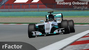 rFactor F1 2016 Rosberg Onboard Shanghai