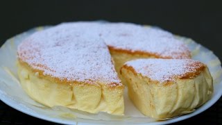 Cheesecake Japonais Gateau Magique Souffle Chocolat Blanc Youtube