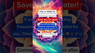 🌟 Improve Your Concentration with #1056Hz! Can You Commit for 60 Seconds