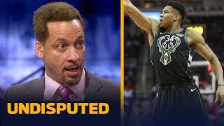 Chris Broussard was 'more impressed' with Giannis' performance than James Harden | NBA | UNDISPUTED