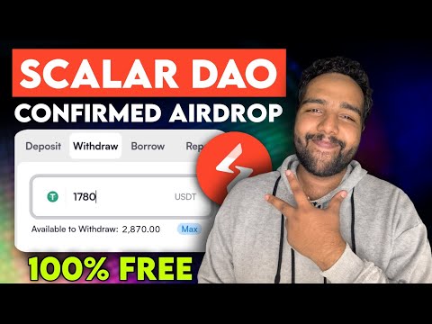 FREE $200 USDT Scalar DAO Confirmed | New Crypto Instant Testnet Airdrop | Make Money Online