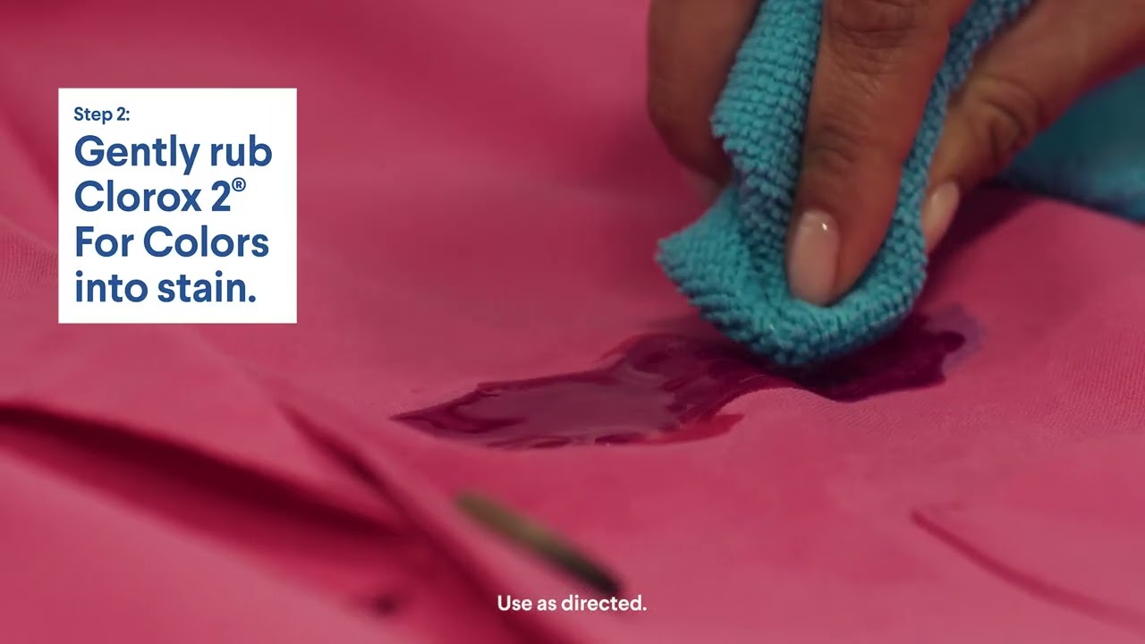 How to Get Pen Ink Stains Out of Clothes  4 Easy Steps | Clorox