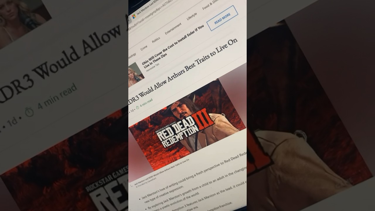 JACK MARSTON IN RED DEAD REDEMPTION 3⁉️