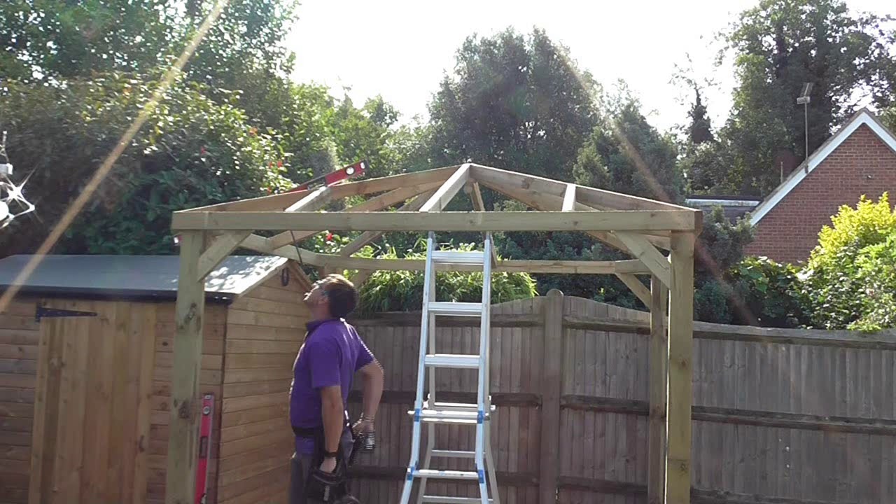 Gazebo Build 2.5m In Tonbridge Kent YouTube