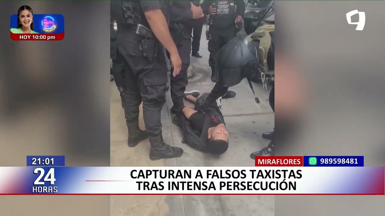 Tras intensa persecución: caen delincuentes que asaltaban en Miraflores, San Isidro y Surquillo