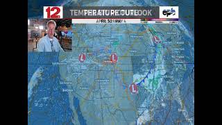 WDEF-TV NEWS 12 FRIDAY EVENING FORECAST - APRIL 24 2026