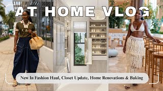 AT HOME VLOG! Dream Closet Update, Interior Design, New In Fashion & Baking ❤︎ MONROE STEELE