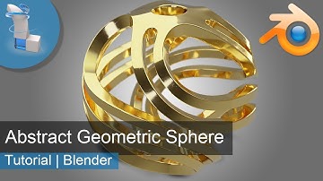 Blender 2.8 Tutorial | Abstract Geometric Sphere | 3d Printing and Motion Graphics