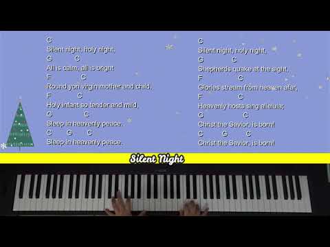 Silent Night - piano tutorial