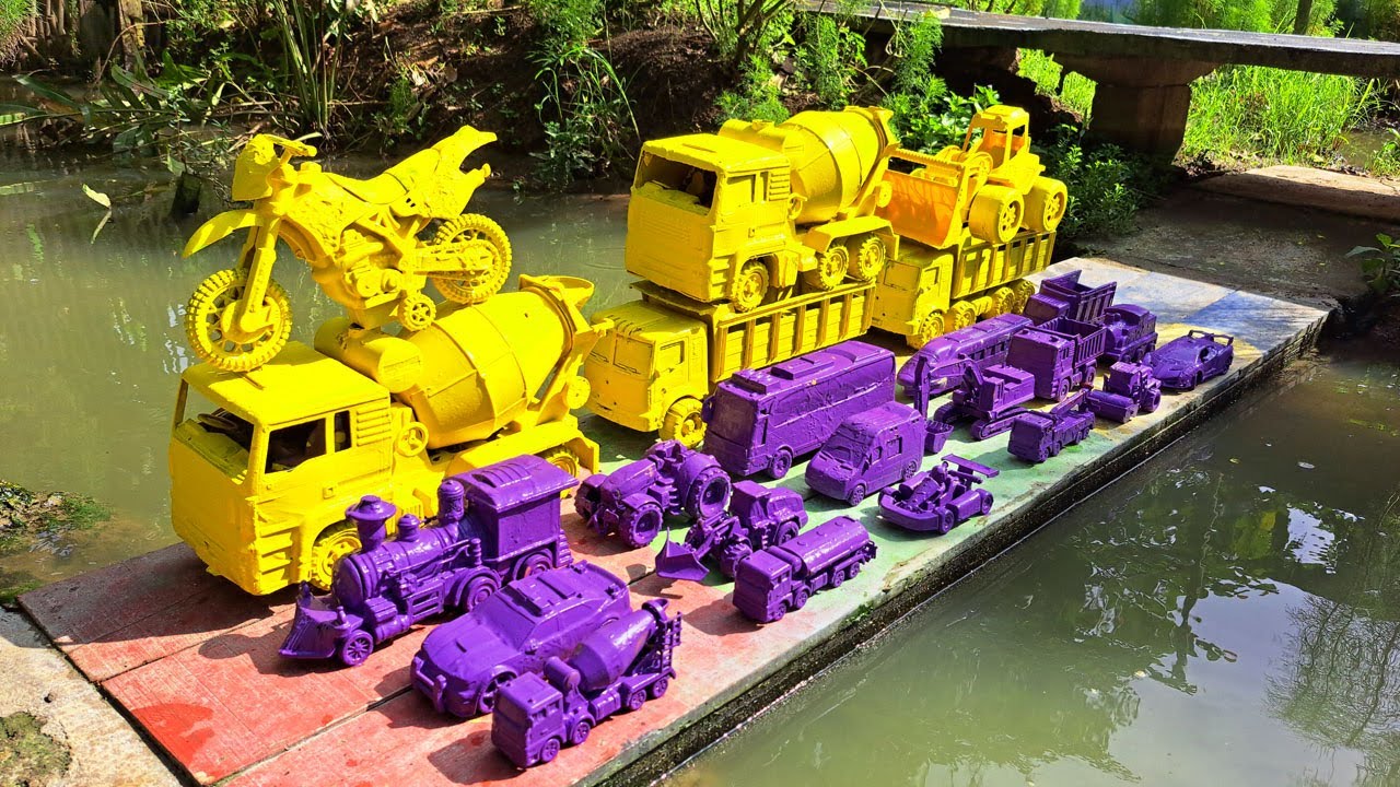 Mencari Mainan Mobil Lumpur Truk Tronton, Beko, Mobil Molen, Mobil Pemadam, Kereta, Motor Cross