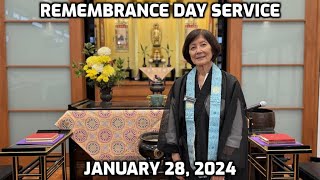 Dharma Service (January 28, 2024) - Rev. Barbara Brennan - Windward Buddhist Temple