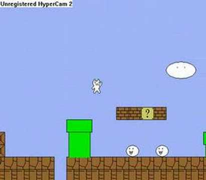 Syobon Action First Level Speedrun