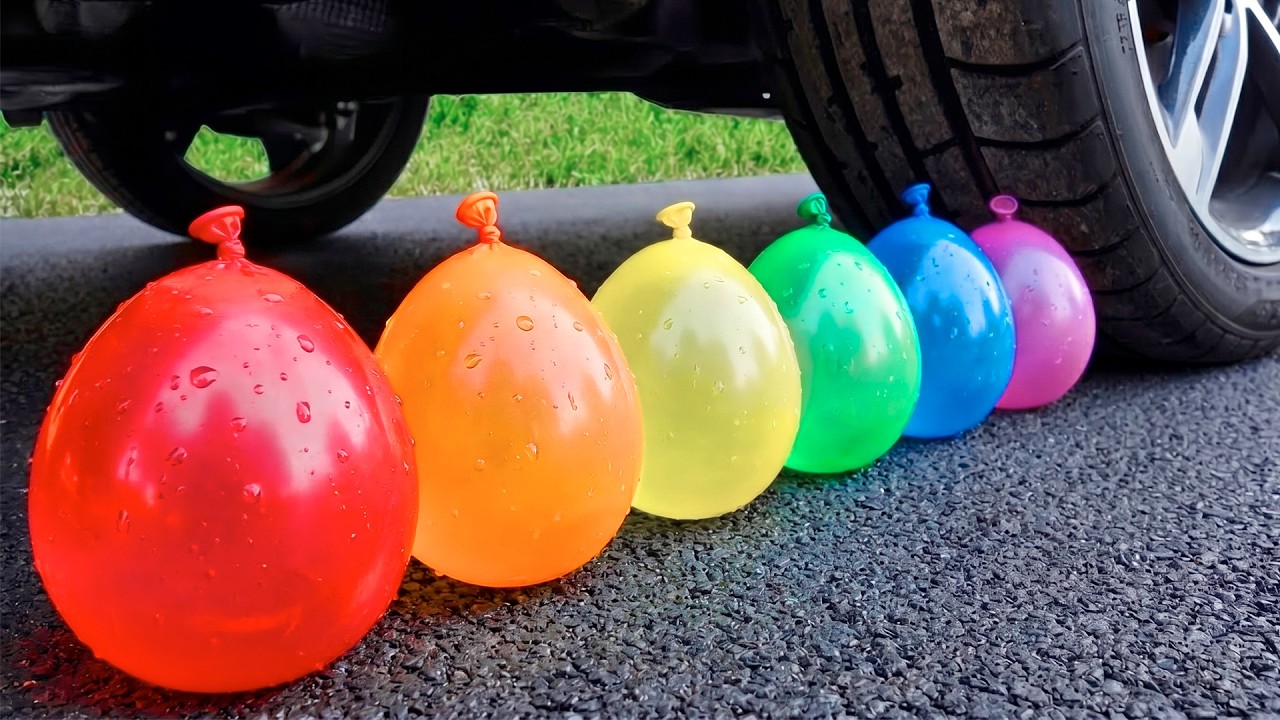 BIG EGG COCA COLA BALLOON VS CAR, Coca Cola Zero, PowerAde, Fanta, Sprite, Fruko and Mentos Diff Und