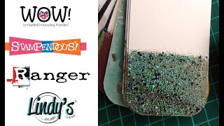 картинка: Гигантский ОБЗОР пудр от WOW, Stampendous, Ranger, Lindy's