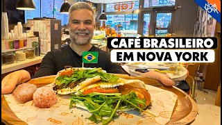 🇧🇷 CAFÉ BRASILEIRO em NOVA YORK com açaí, tapioca e pão de queijo