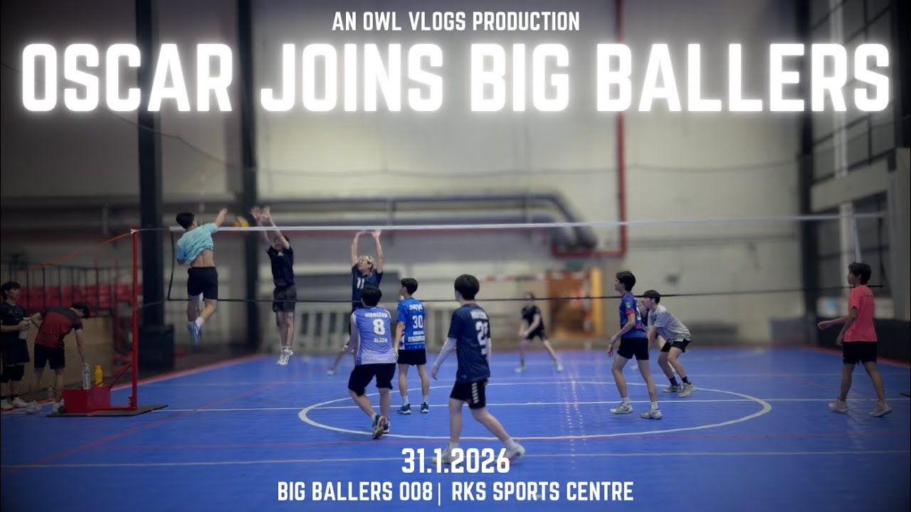 Oscar (Mr. National / Mr. Malaysia) joins Big Ballers for the last session in January.