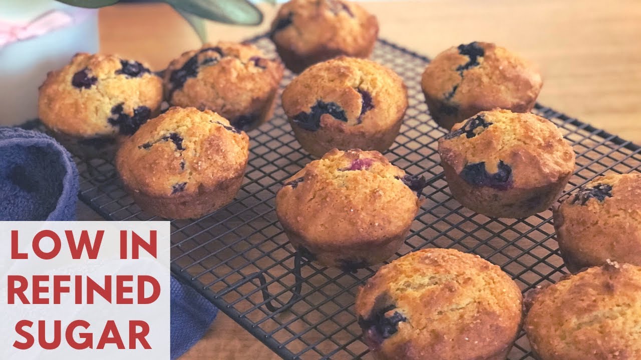 Healthy blueberry muffins (no white flour and refined sugar) YouTube