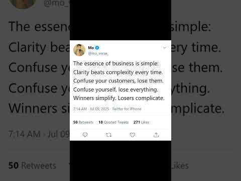 Clarity vs Complexity: