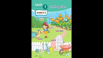 TIẾNG ANH 1 - UNIT 7: IN THE GARDEN -  LESSON 1 (1, 2)