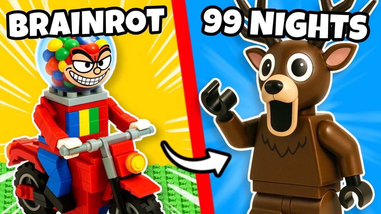 Я построил КАЖДУЮ ИГРУ ROBLOX из LEGO...