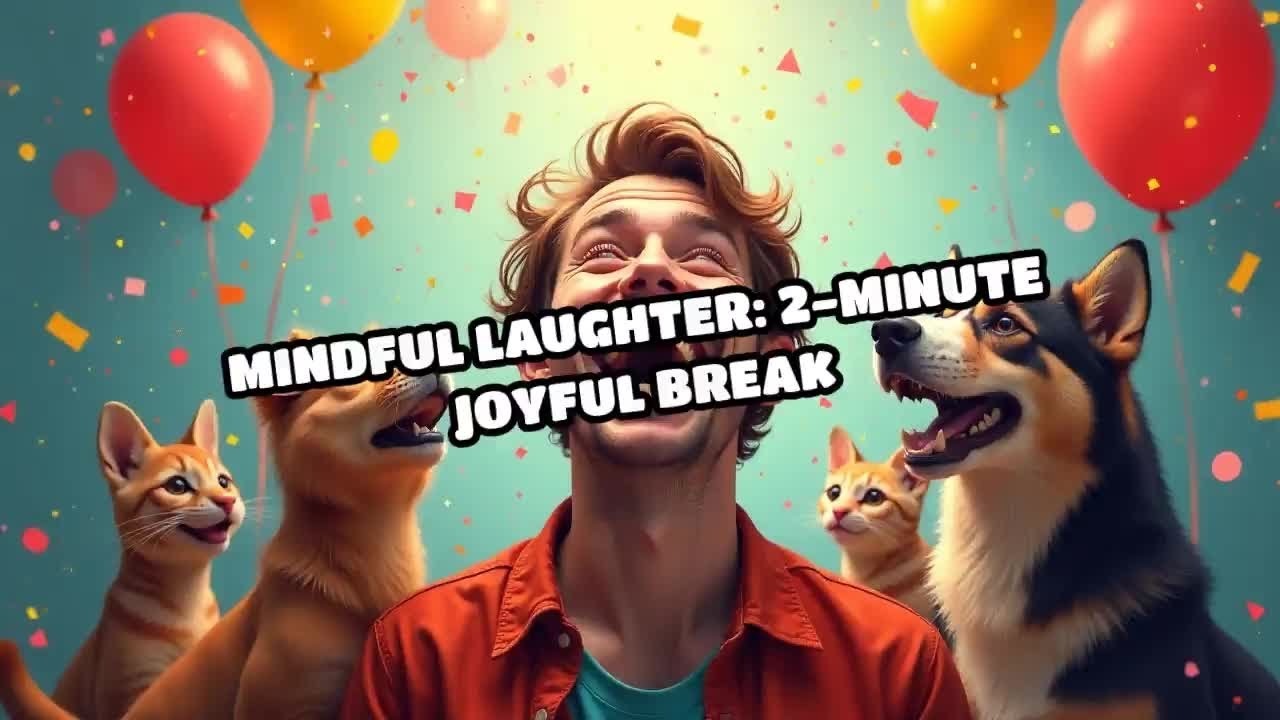 Mindful Laughter: 2-Minute Joyful Break - YouTube