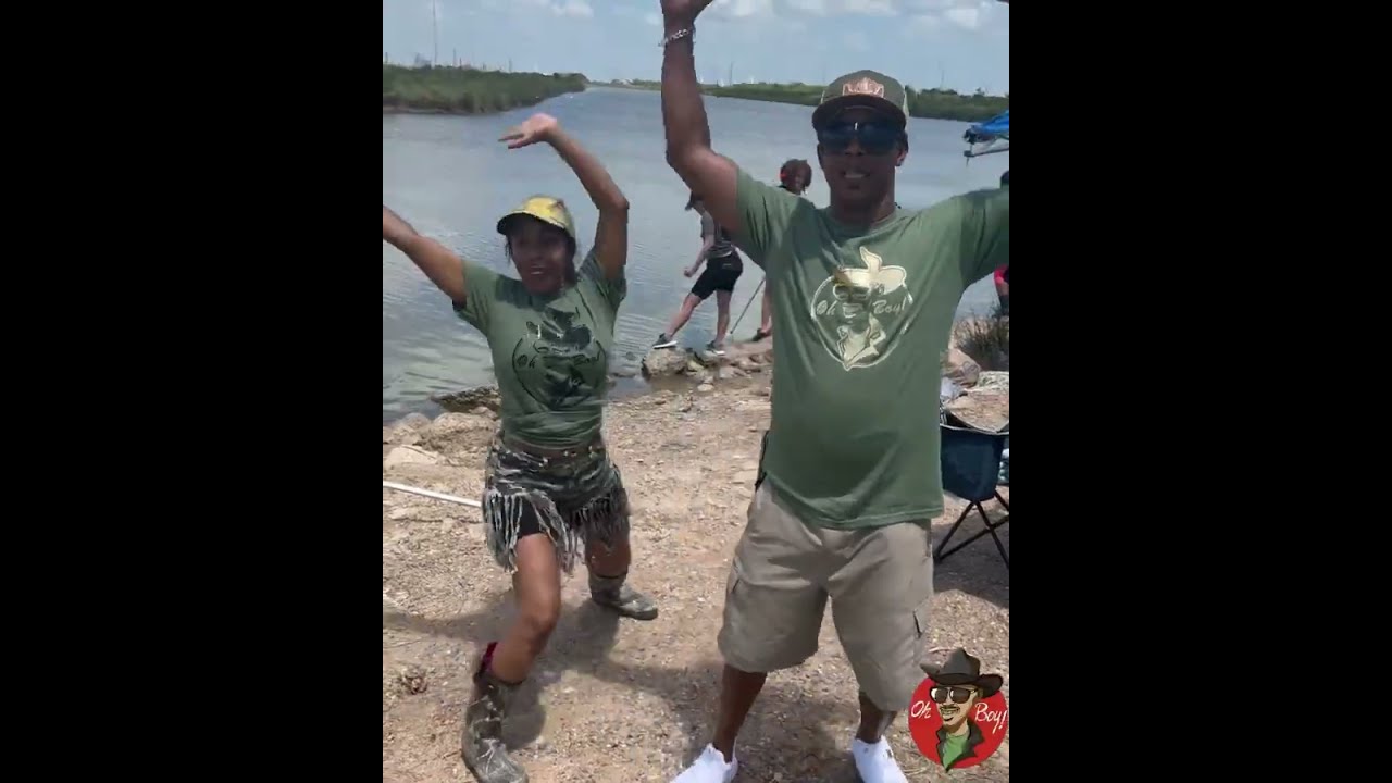 Ms.Houston in a crabbing Eventures w/ 