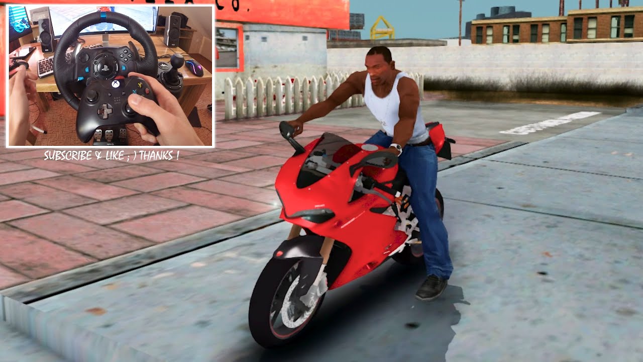 [2017] DUCATI PANIGALE 1299 GTA San Andreas 🚗 XBOX ONE PAD ENB GRAPHIC REVIEW