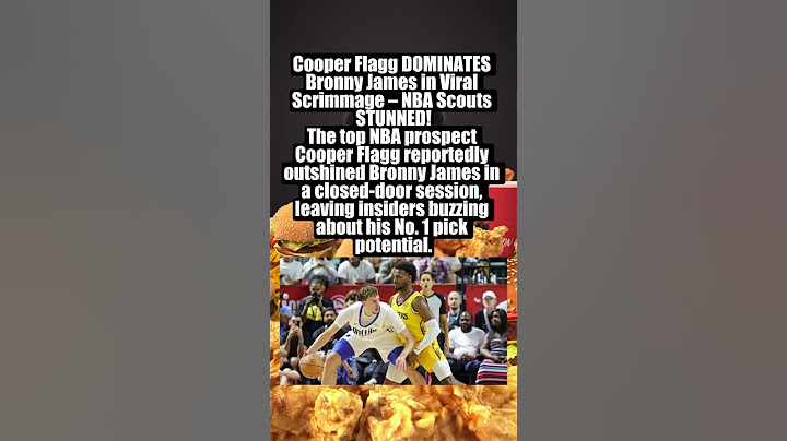 Cooper Flagg Shocks NBA Scouts After OUTPLAYING Bronny James in Summer League Debut 🤯 #NBA #James